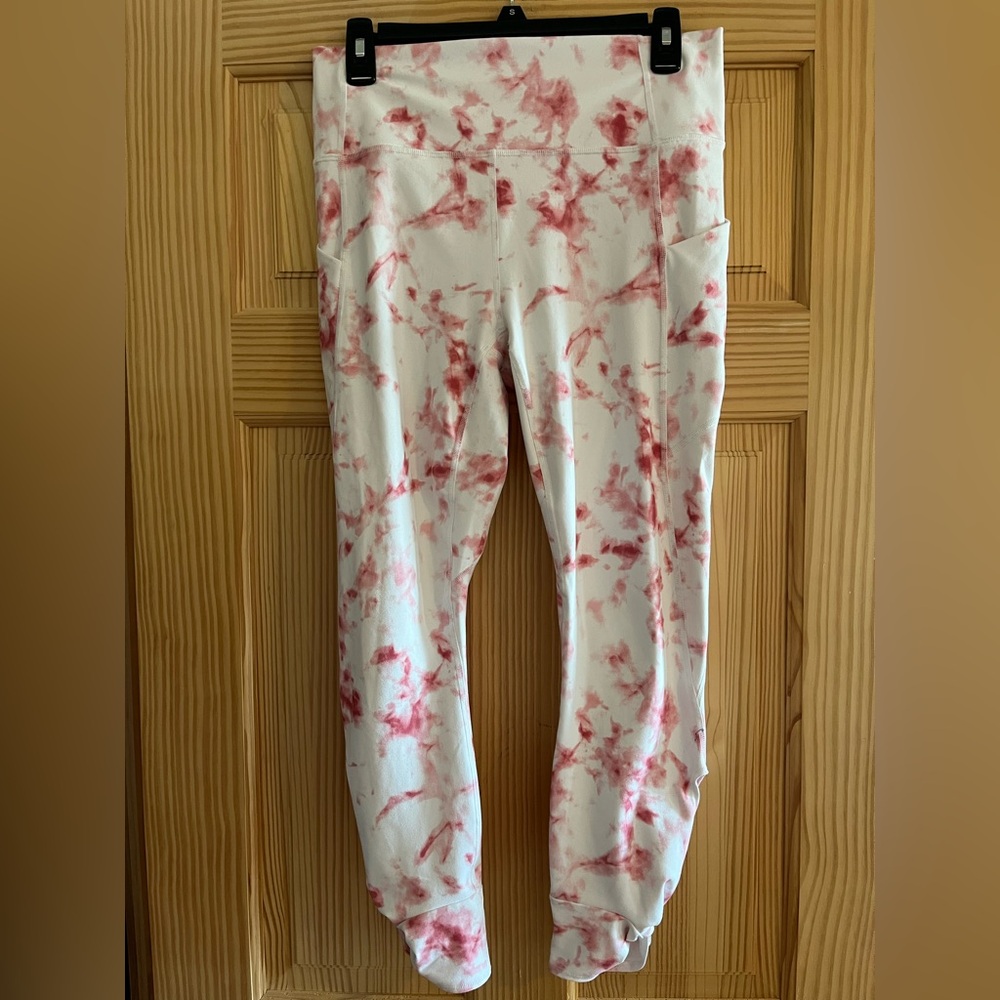 Pure Luxe Bt Fabletics Pink Marbled‎ Leggings